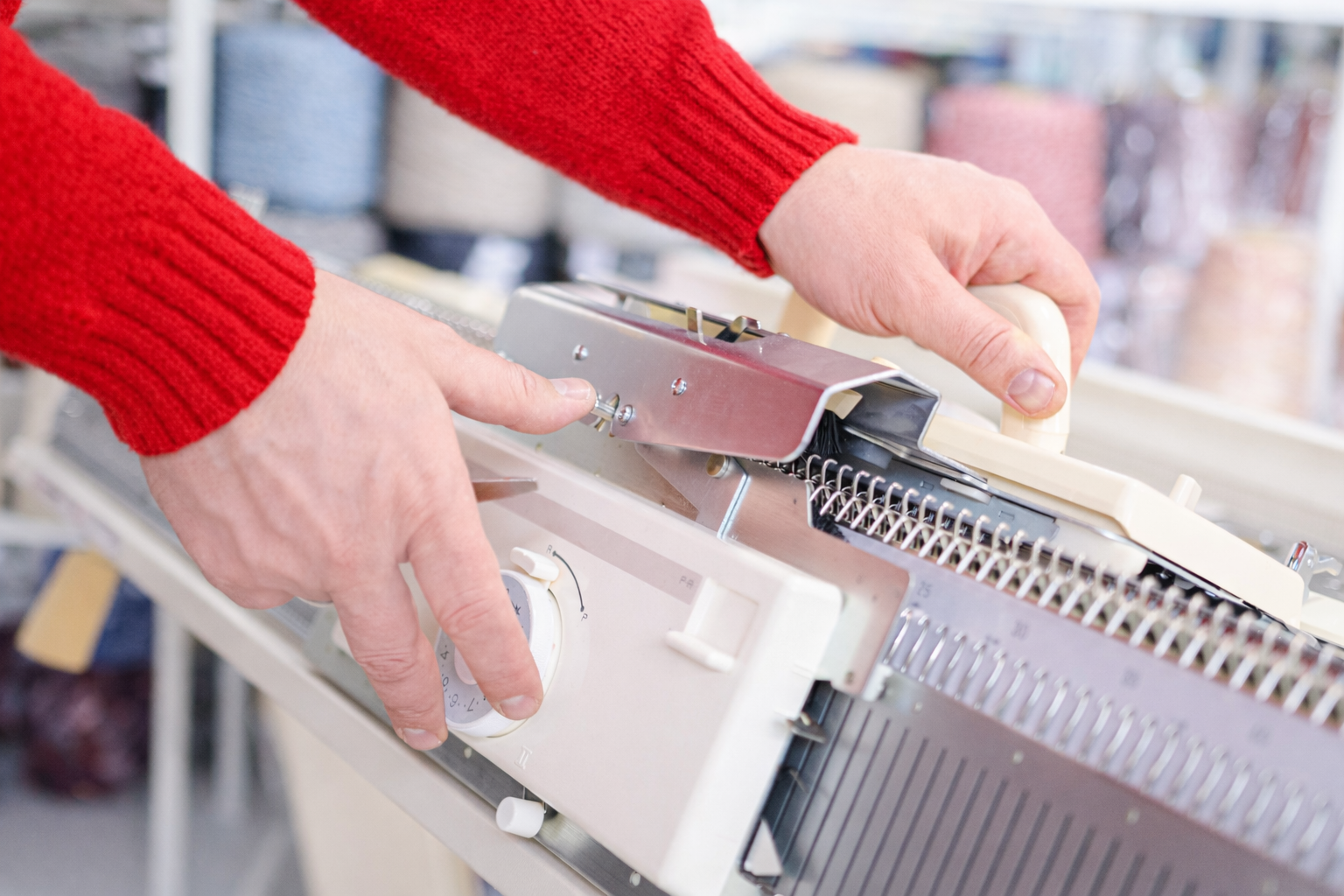 Fachkundige technische Betreuung für Strickmaschinen